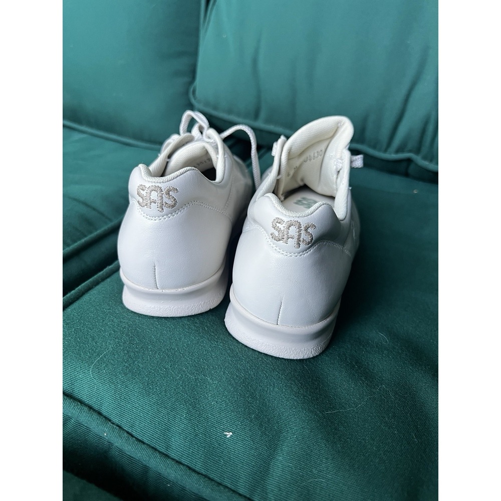 SAS Free Time Comfort Walking Shoe White Sz 6 Beige Tan - Picture 8 of 9